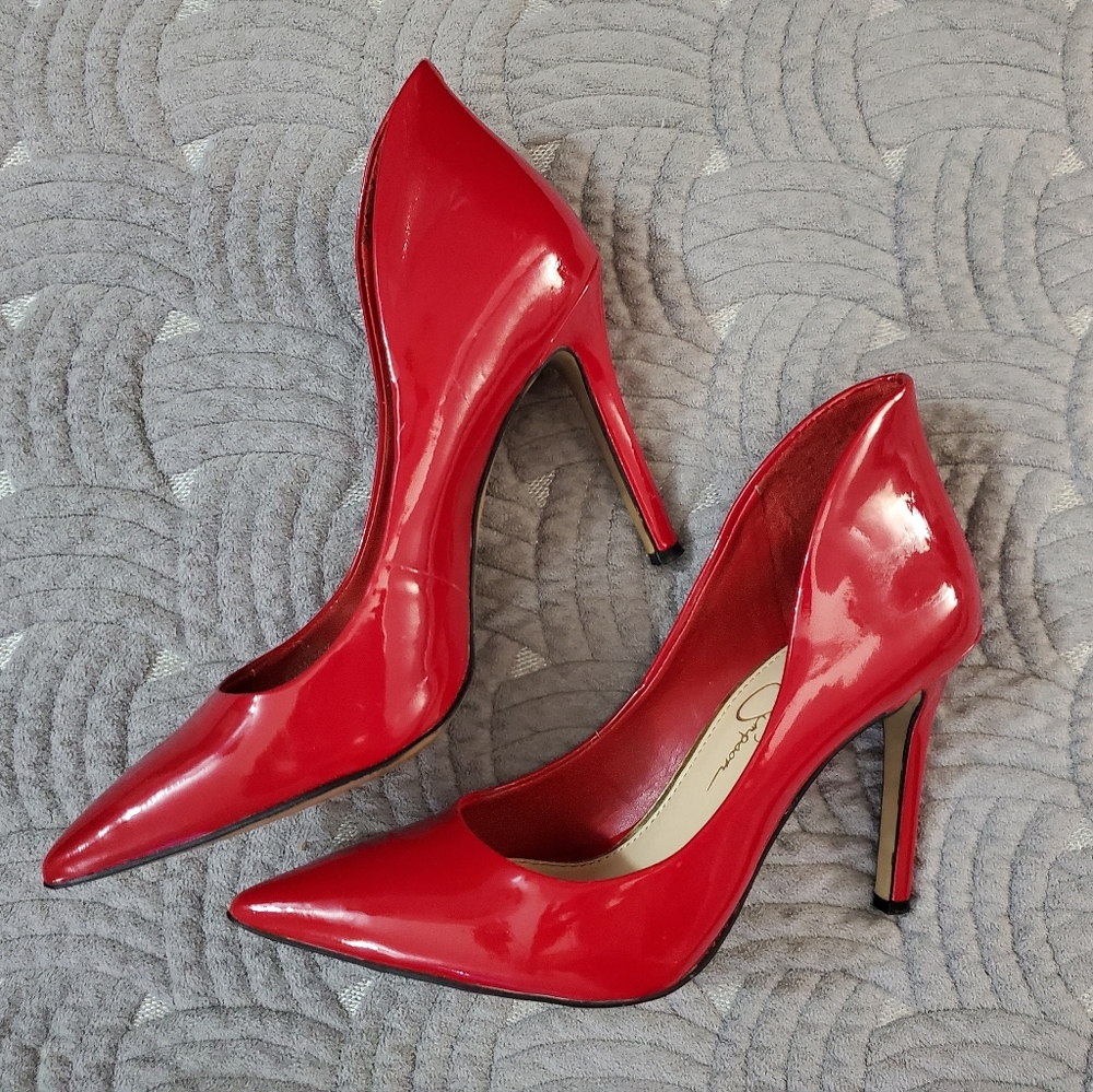 Sexy red heels stiletto pump